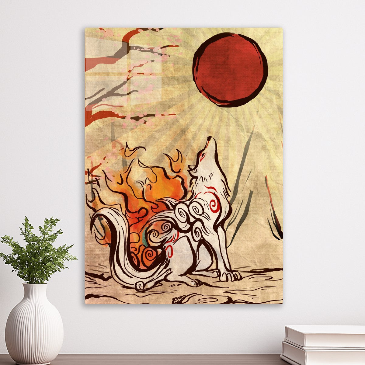 The fire wolf