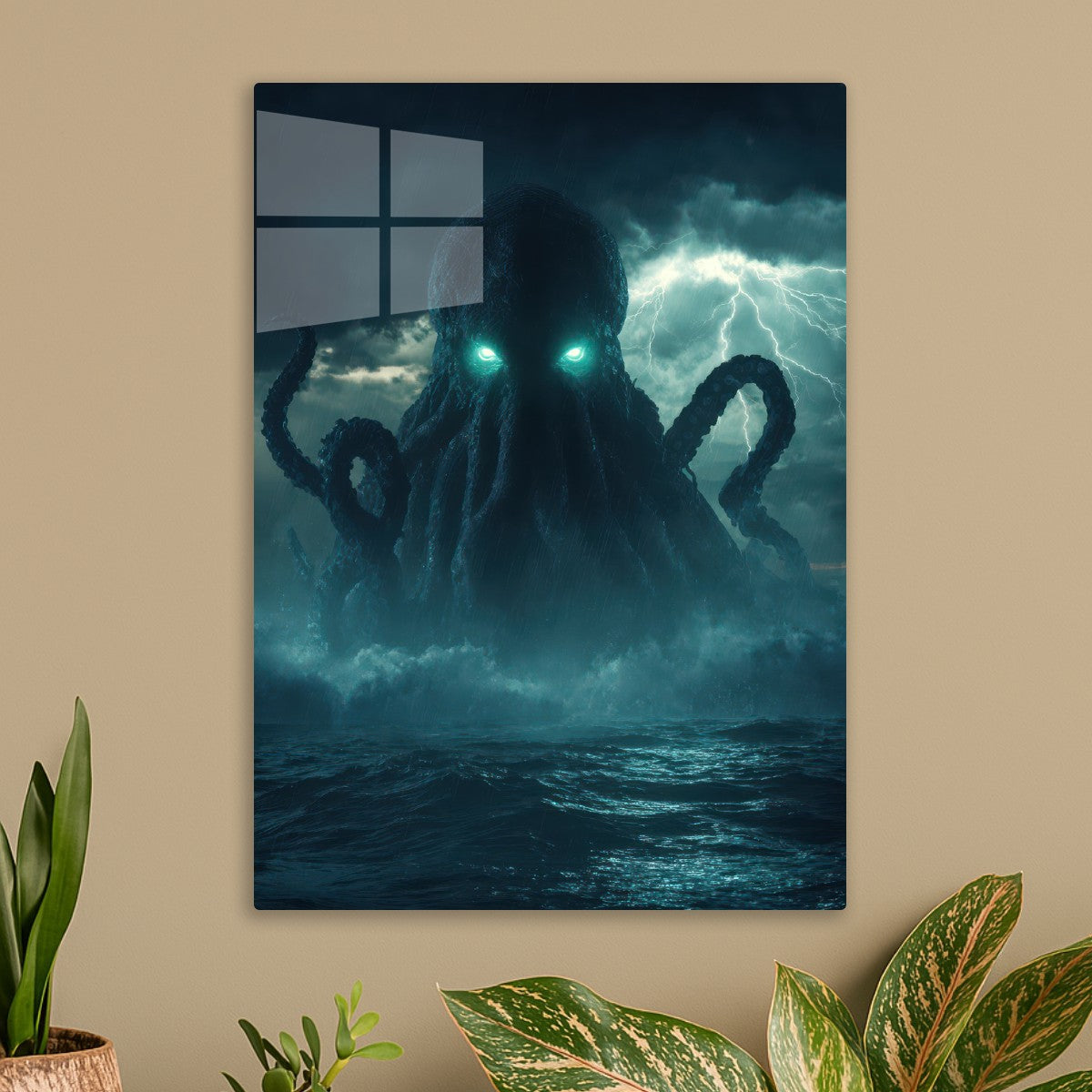 Cthulhu Rising from the Ocean