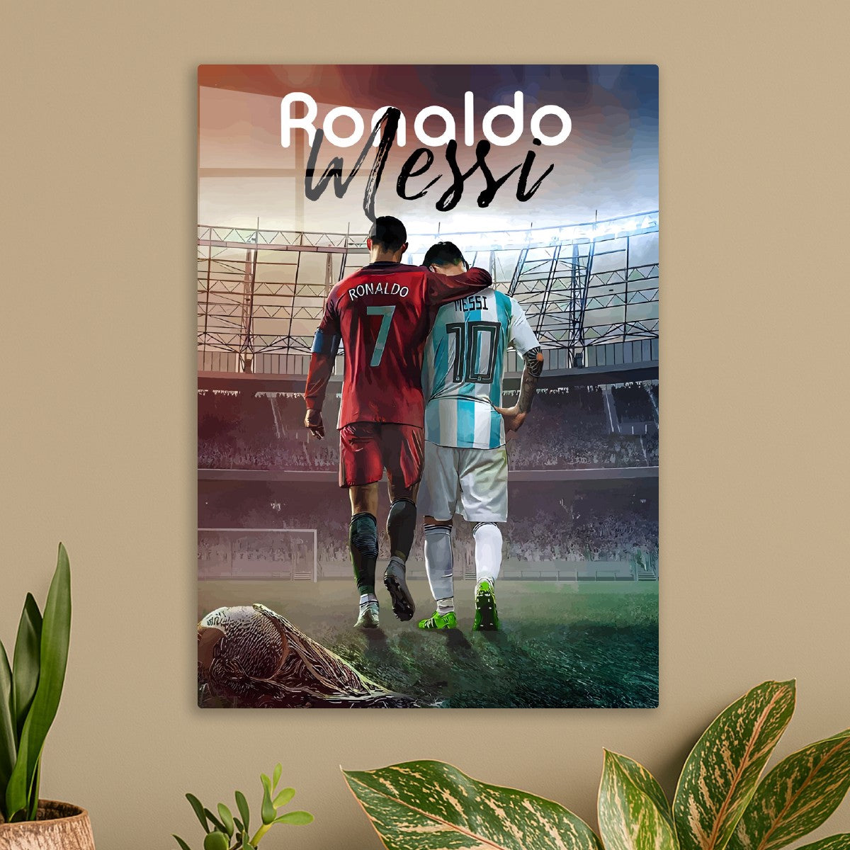 Ronaldo and Messi