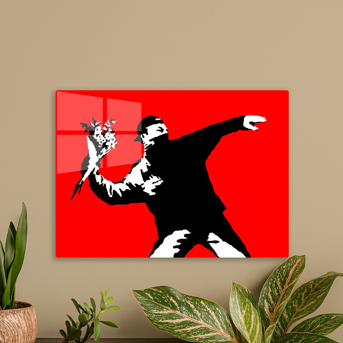 Flower Thrower by Banksy