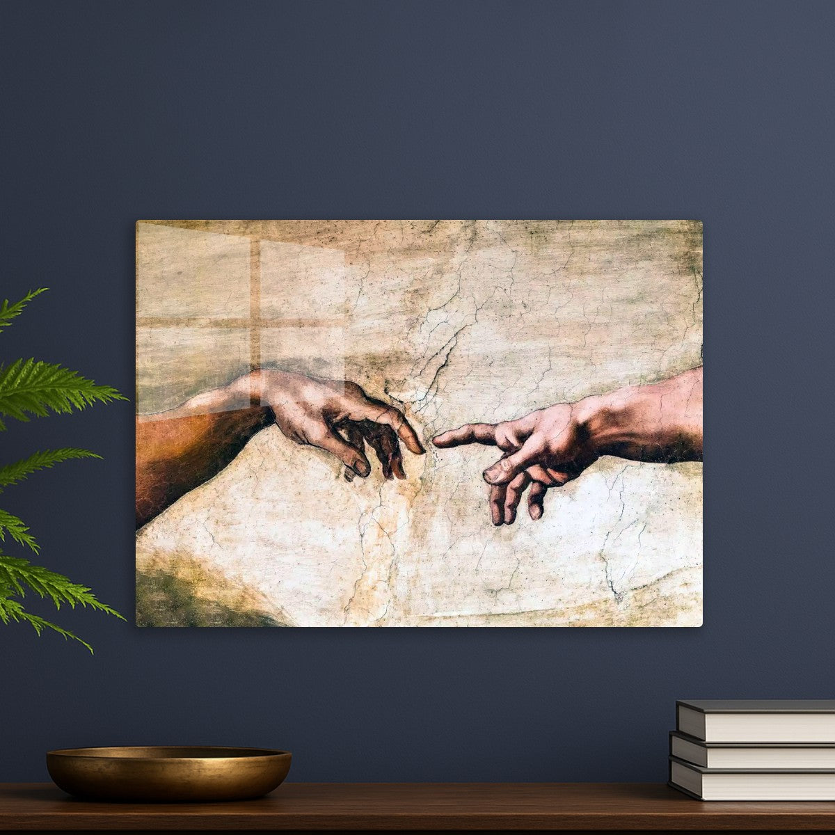 The Creation of Adam hands