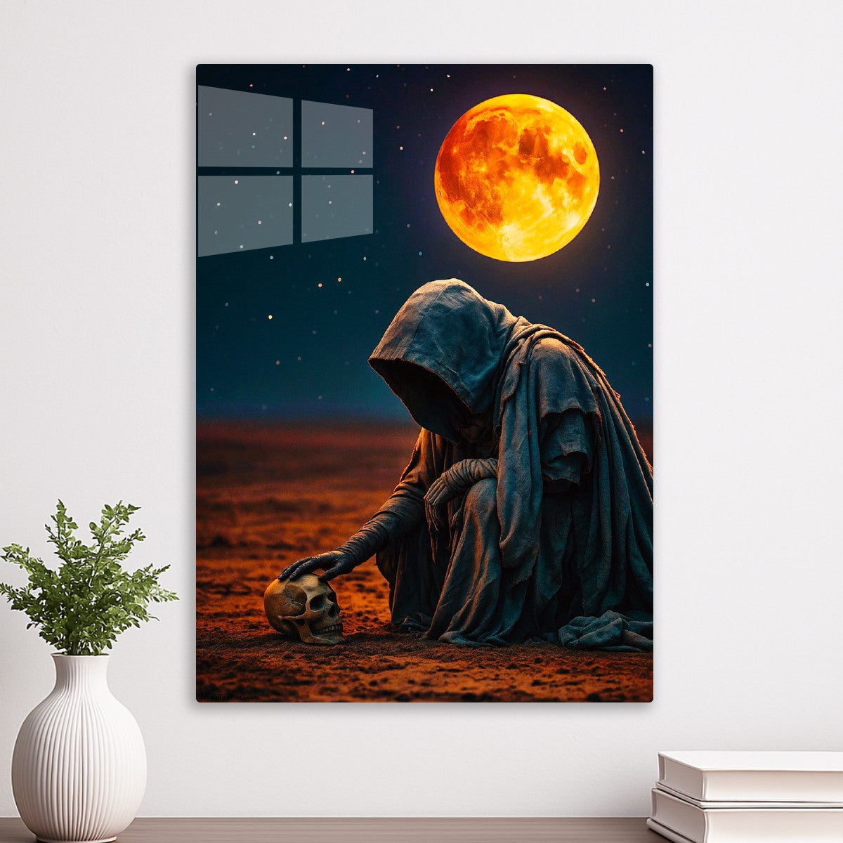The Watcher of Souls Under the moon