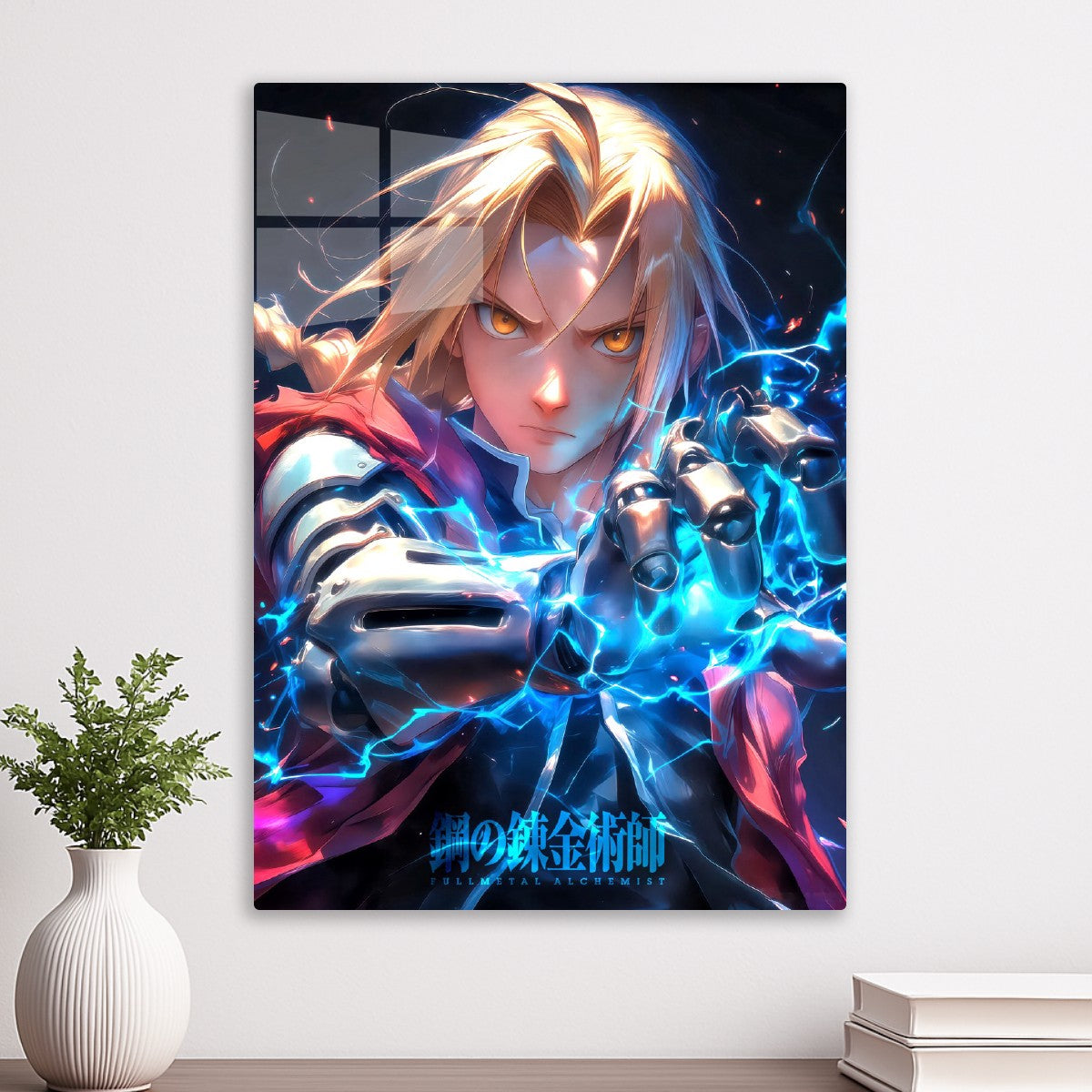 Edward Elric blue aura, Fullmetal Alchemist
