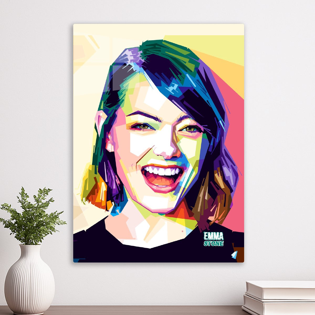 Emma Stone WPAP Popart