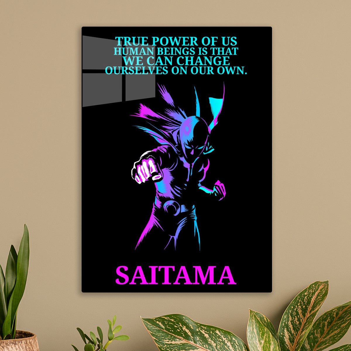 Saitama , One Punch Man quote