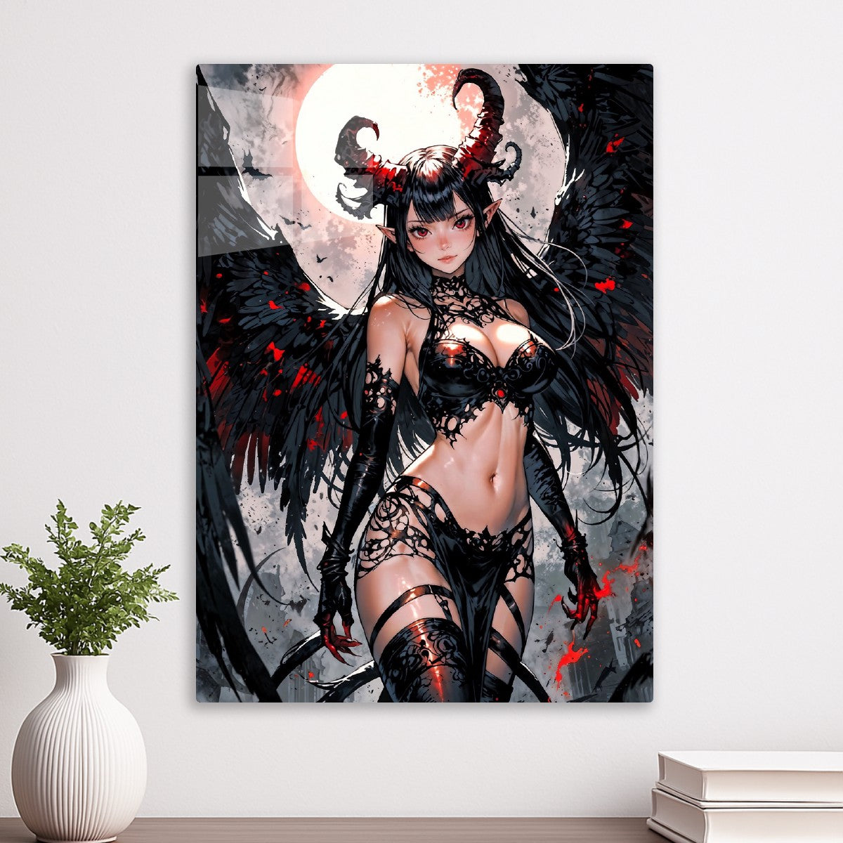 Beautiful Anime Demon Girl