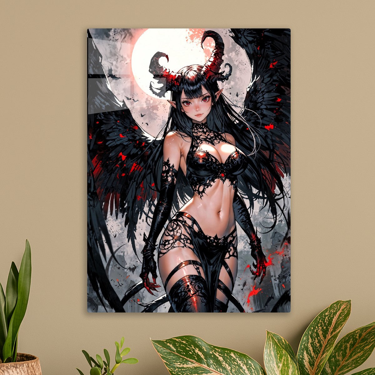 Beautiful Anime Demon Girl
