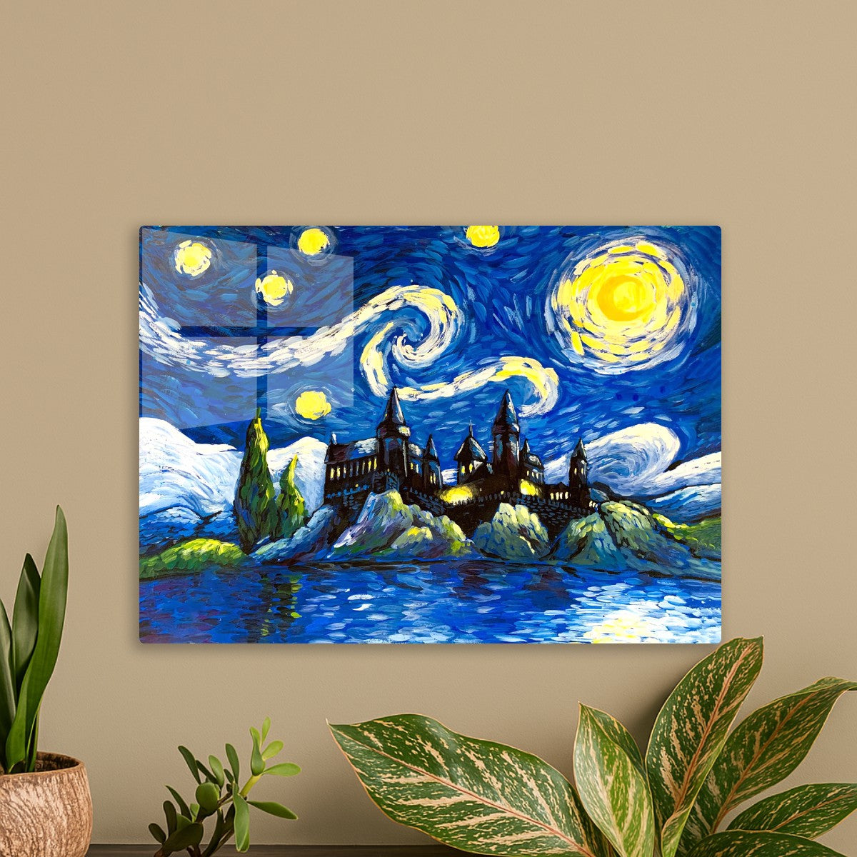 Starry Night Castle moon