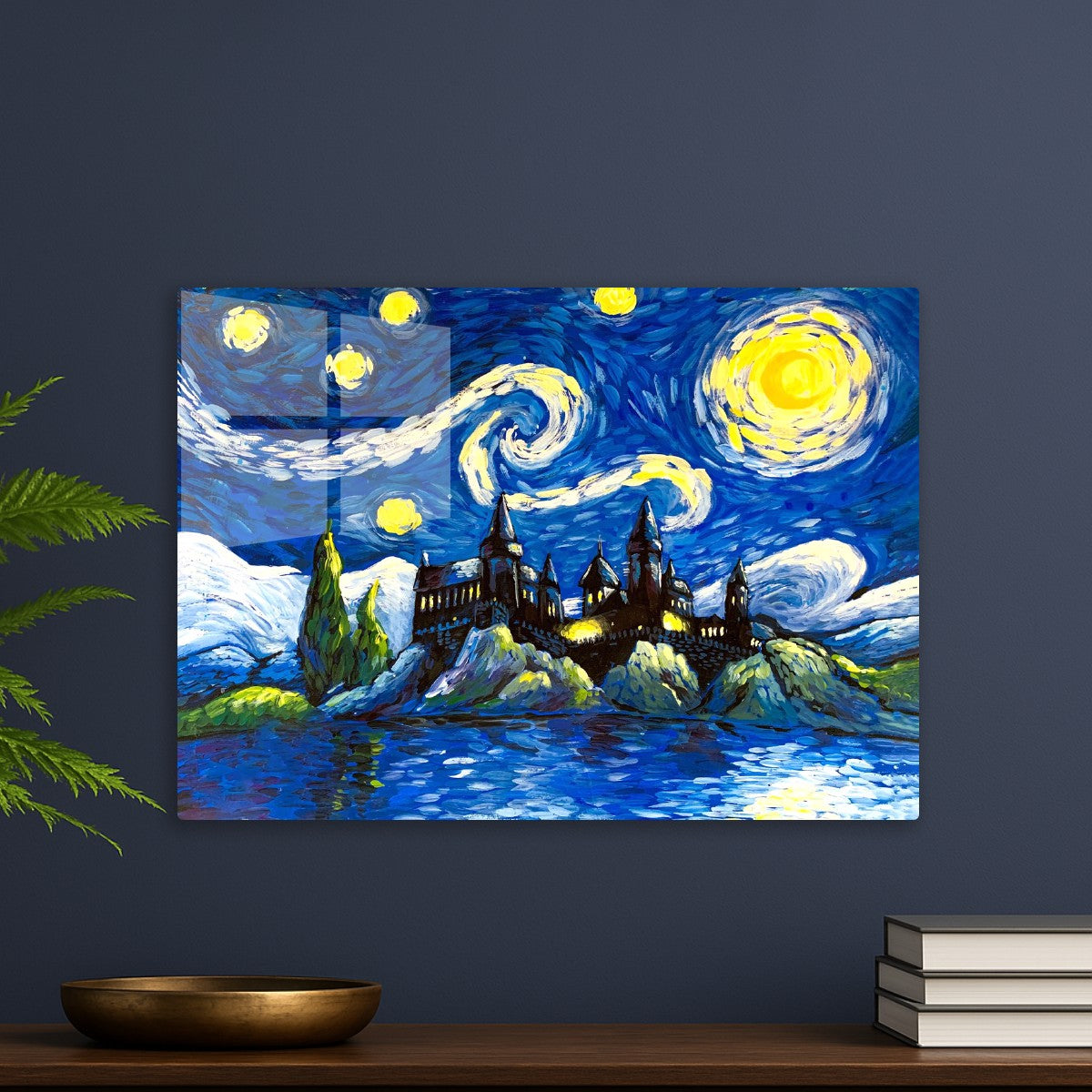 Starry Night Castle moon