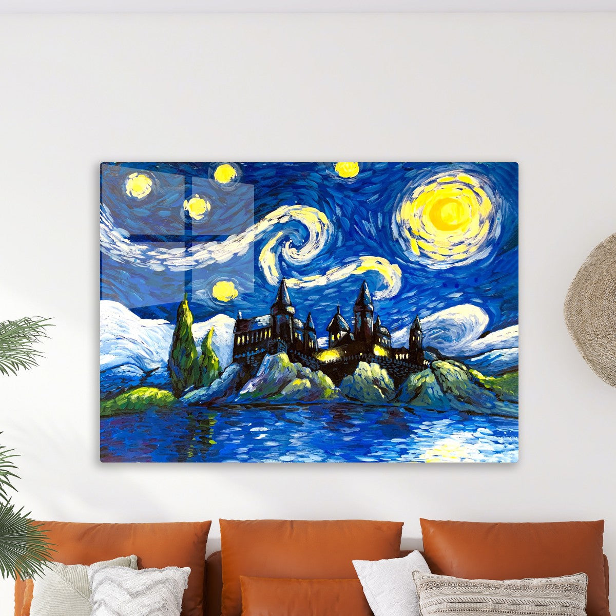 Starry Night Castle moon