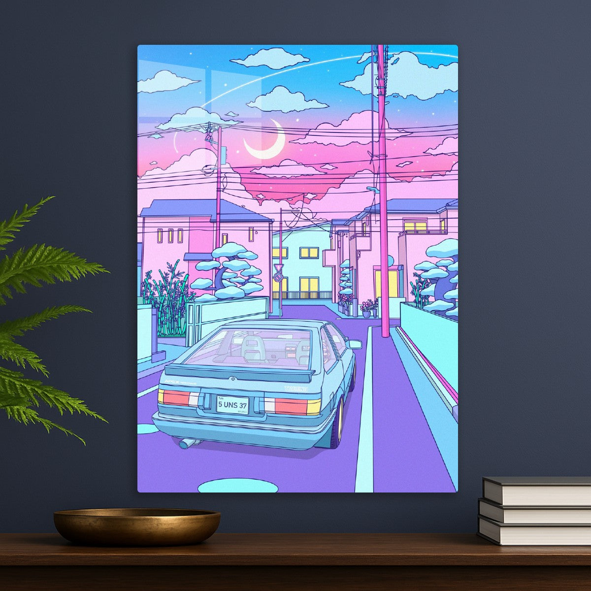 Toyota AE86 sunset