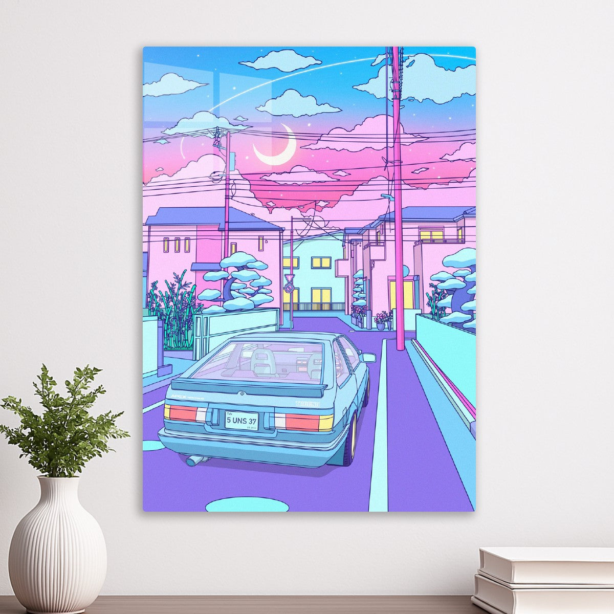 Toyota AE86 sunset