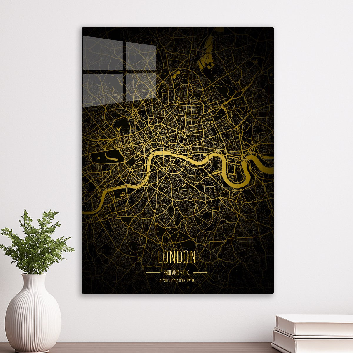 London lights city map