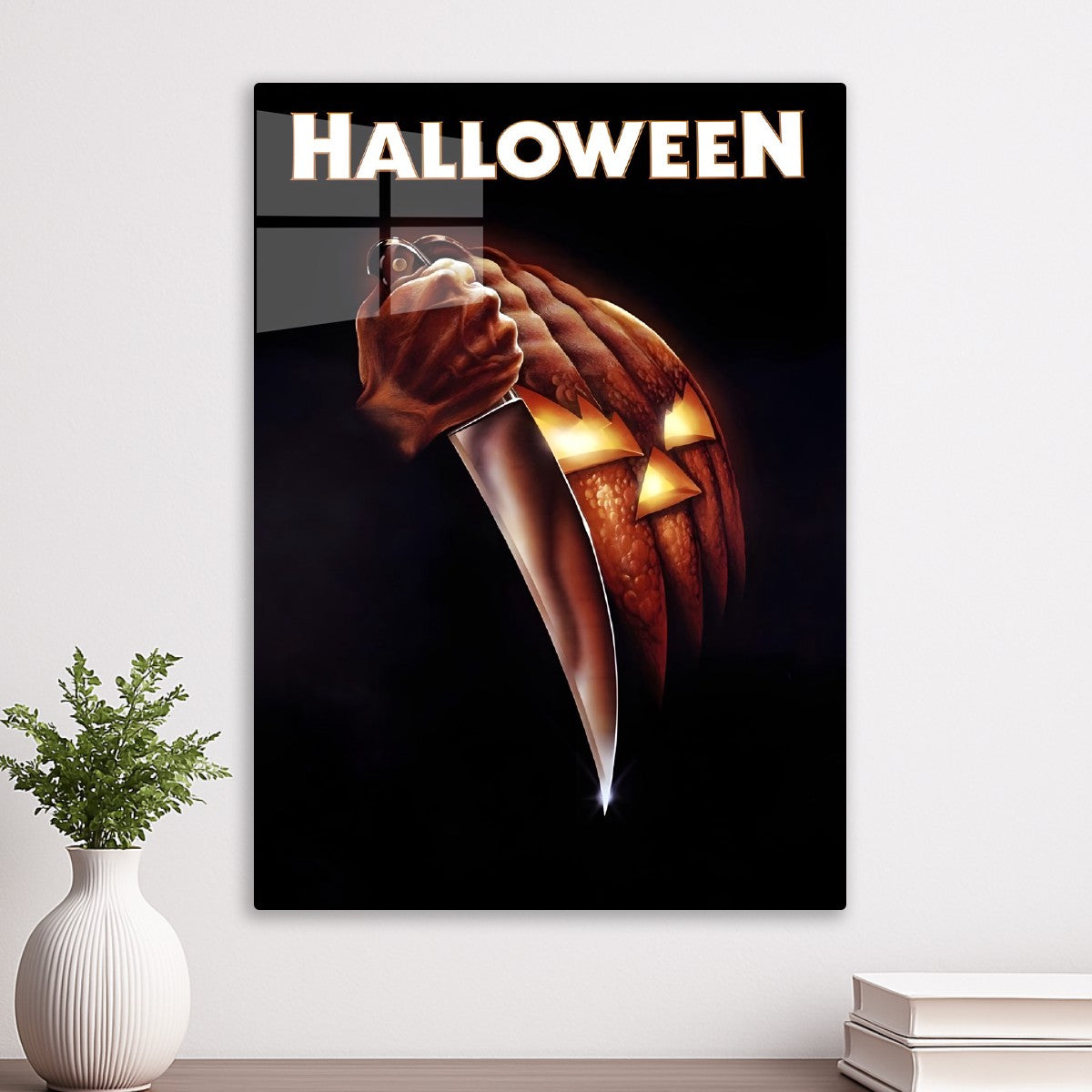 Halloween Knife & Pumpkin Art
