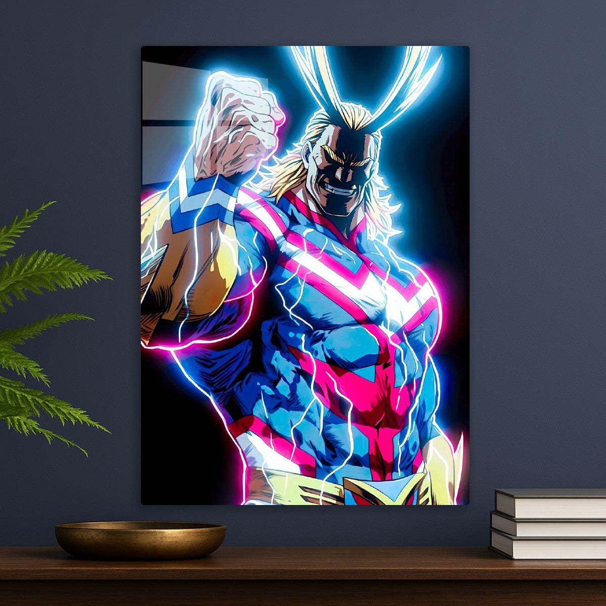 All Might, My Hero Academia neon light