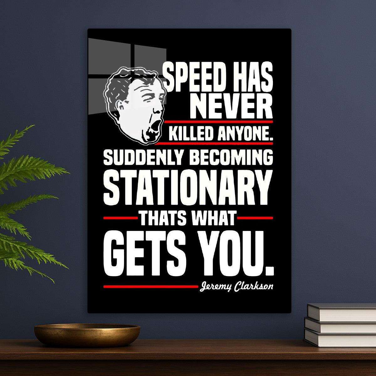 Jeremy Clarkson quote black background