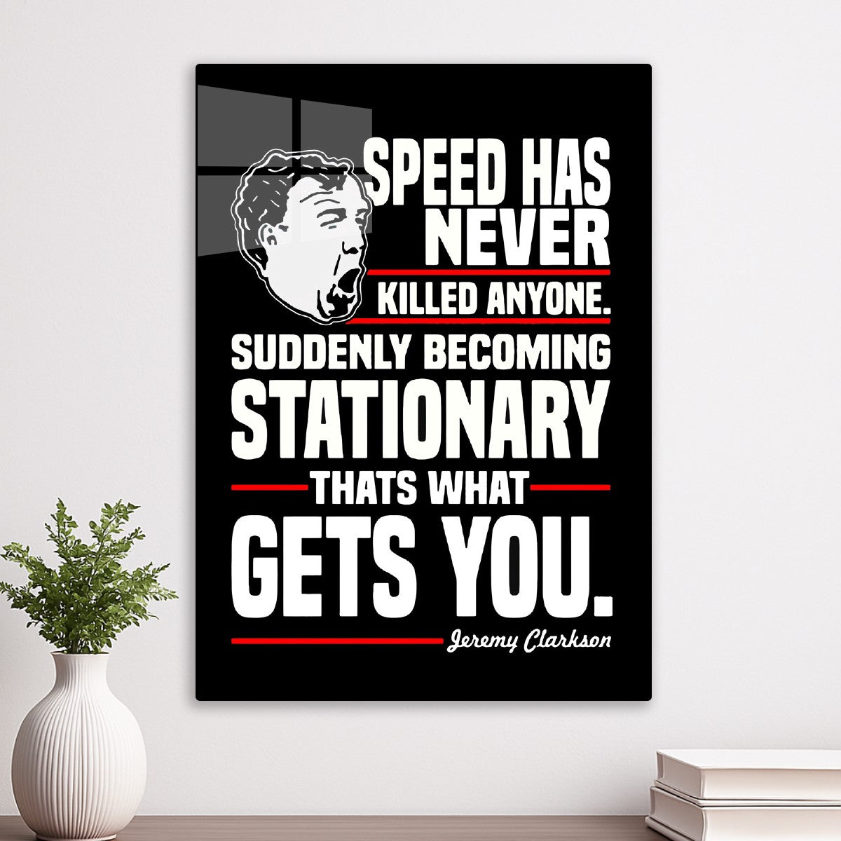Jeremy Clarkson quote black background