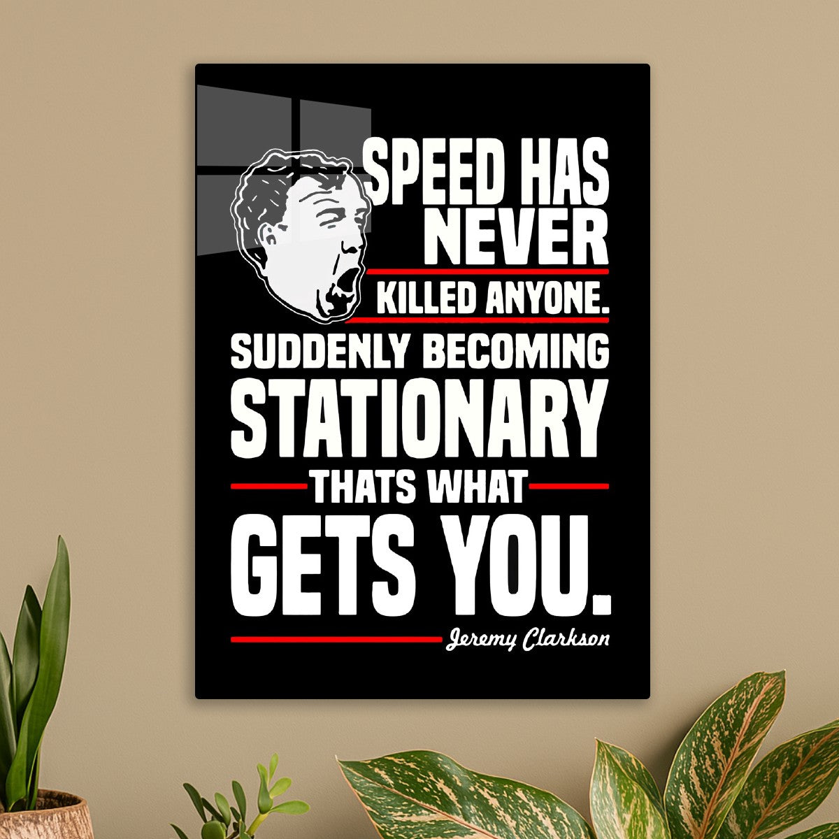 Jeremy Clarkson quote black background