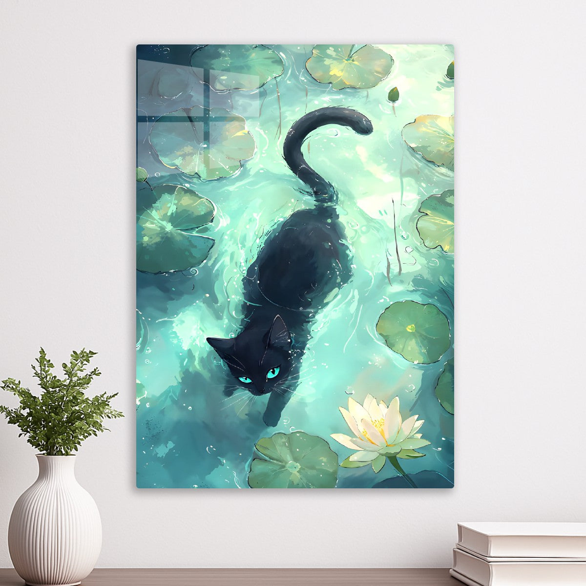 Cat Lily Pond