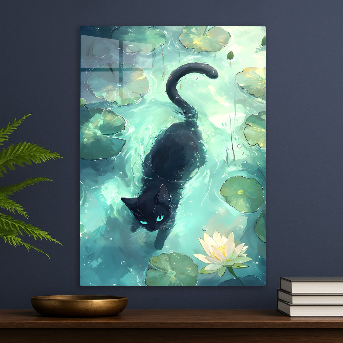 Cat Lily Pond