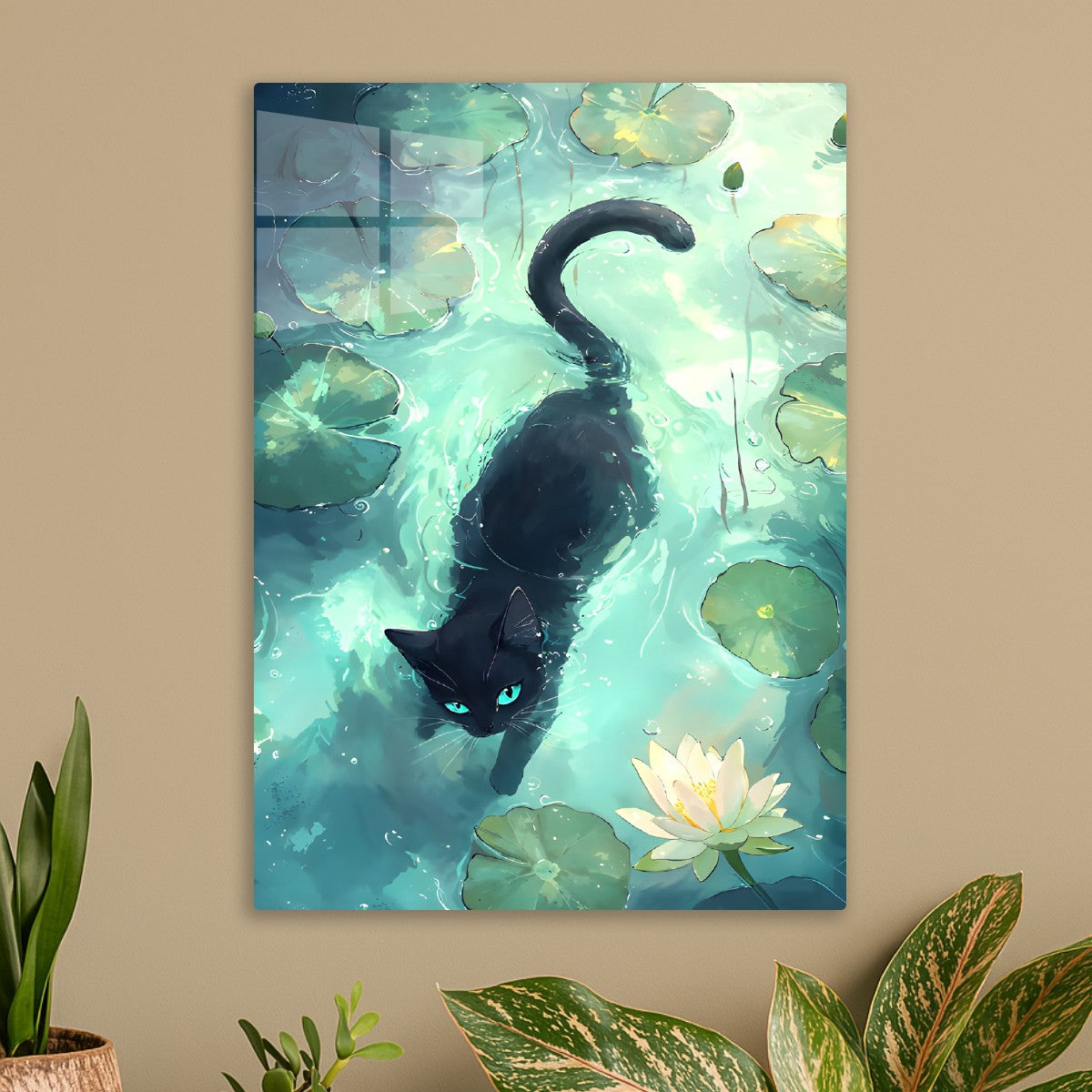 Cat Lily Pond