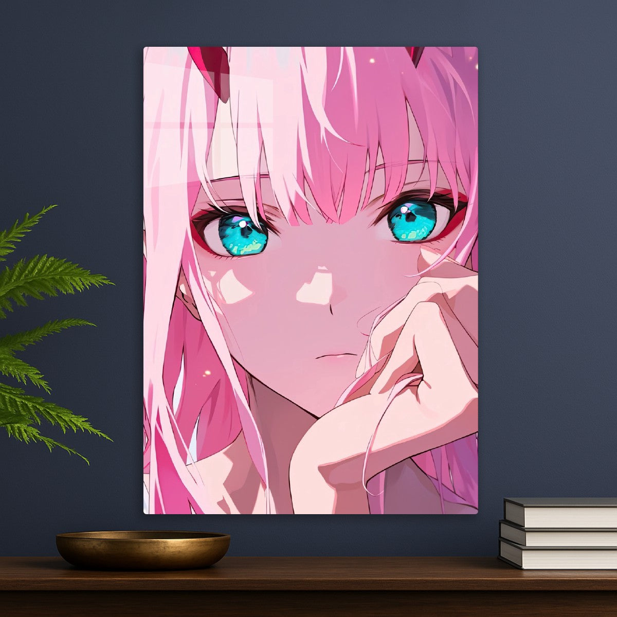 Zero Two's Azure Gaze