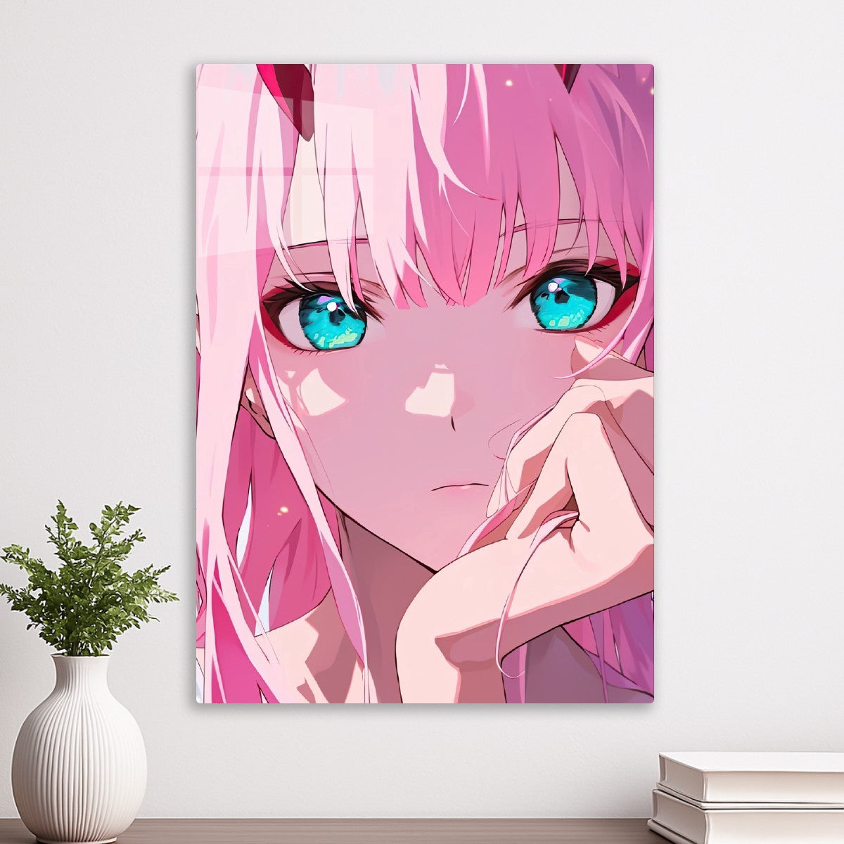 Zero Two's Azure Gaze