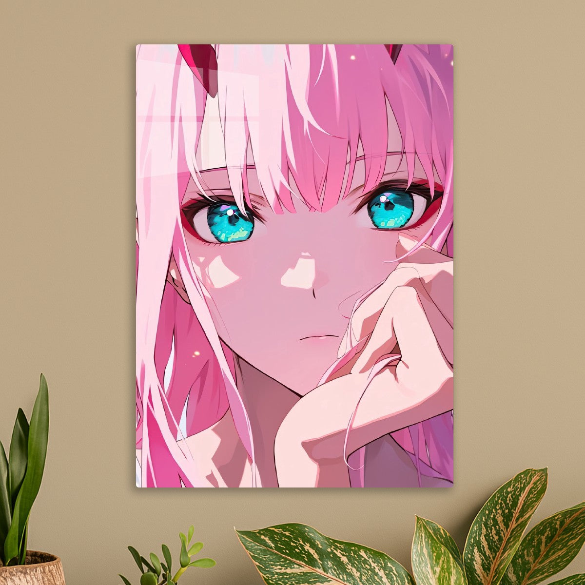 Zero Two's Azure Gaze