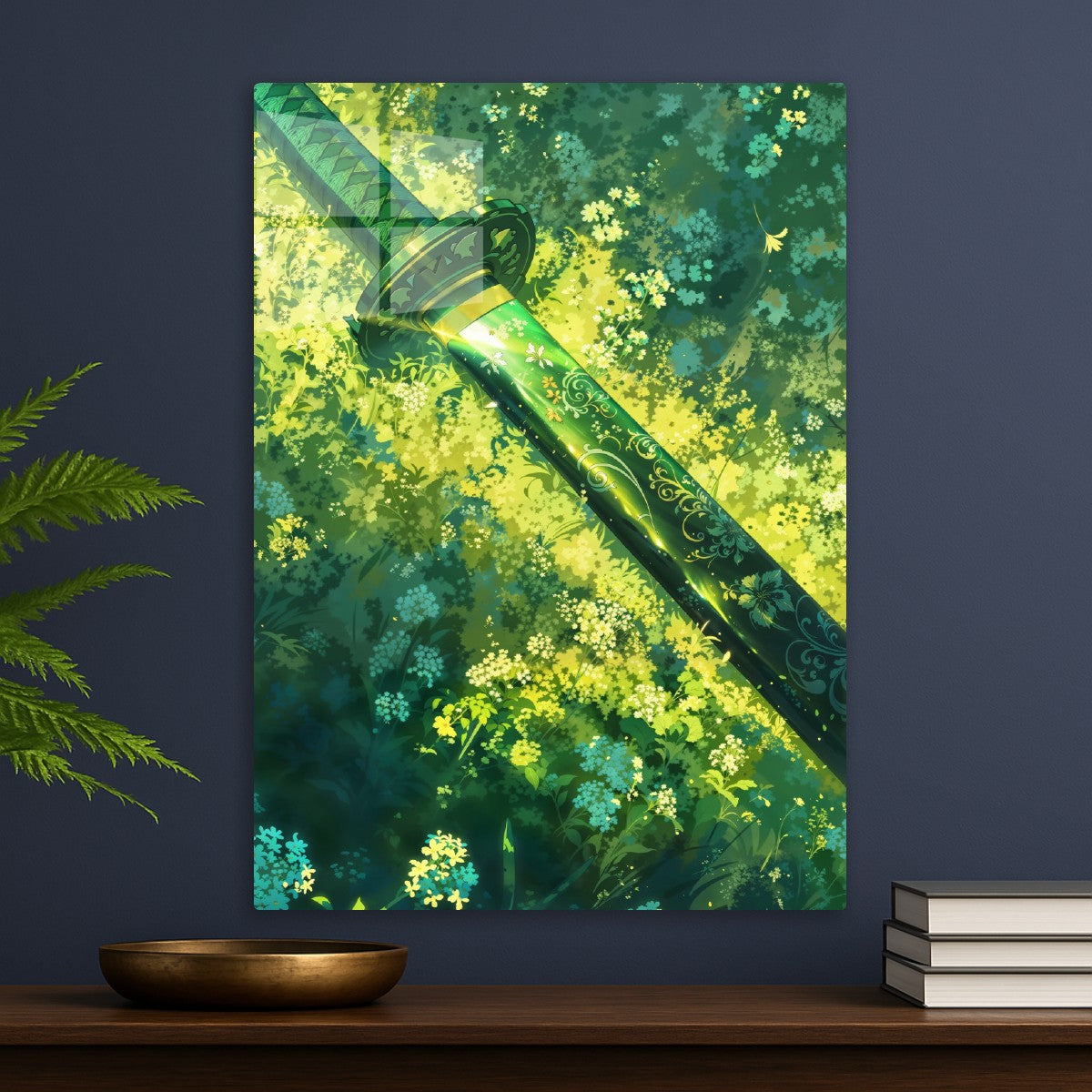 Green Petals Katana