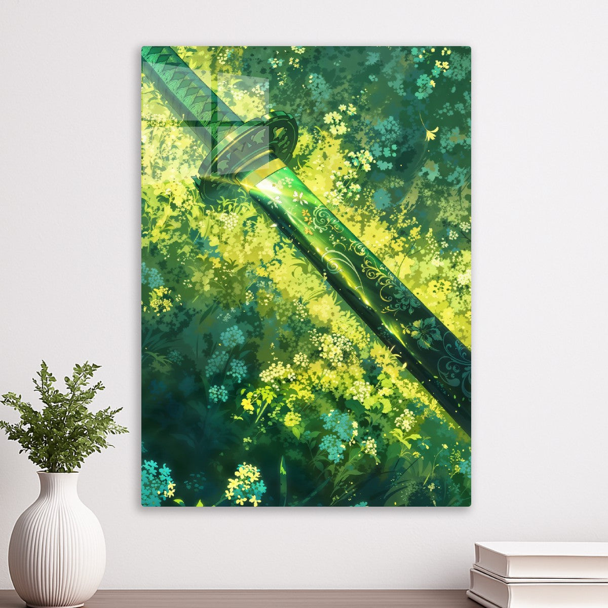 Green Petals Katana