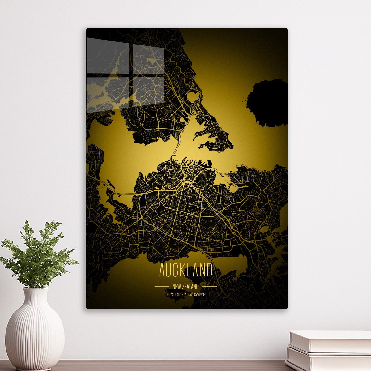 Auckland Lights City Map