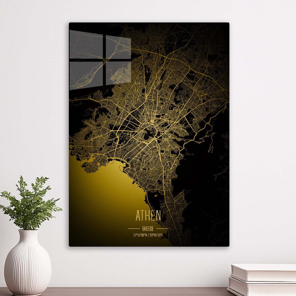 Athen Lights City Map