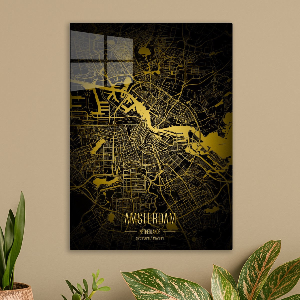 Amsterdam Lights City Map