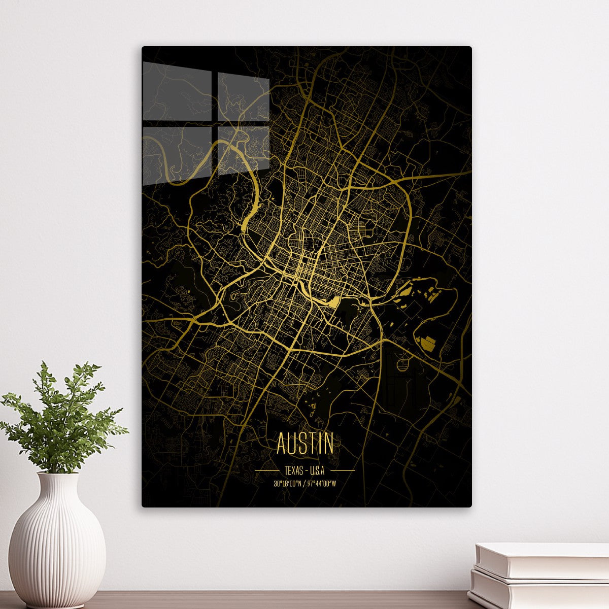 Austin Lights City Map