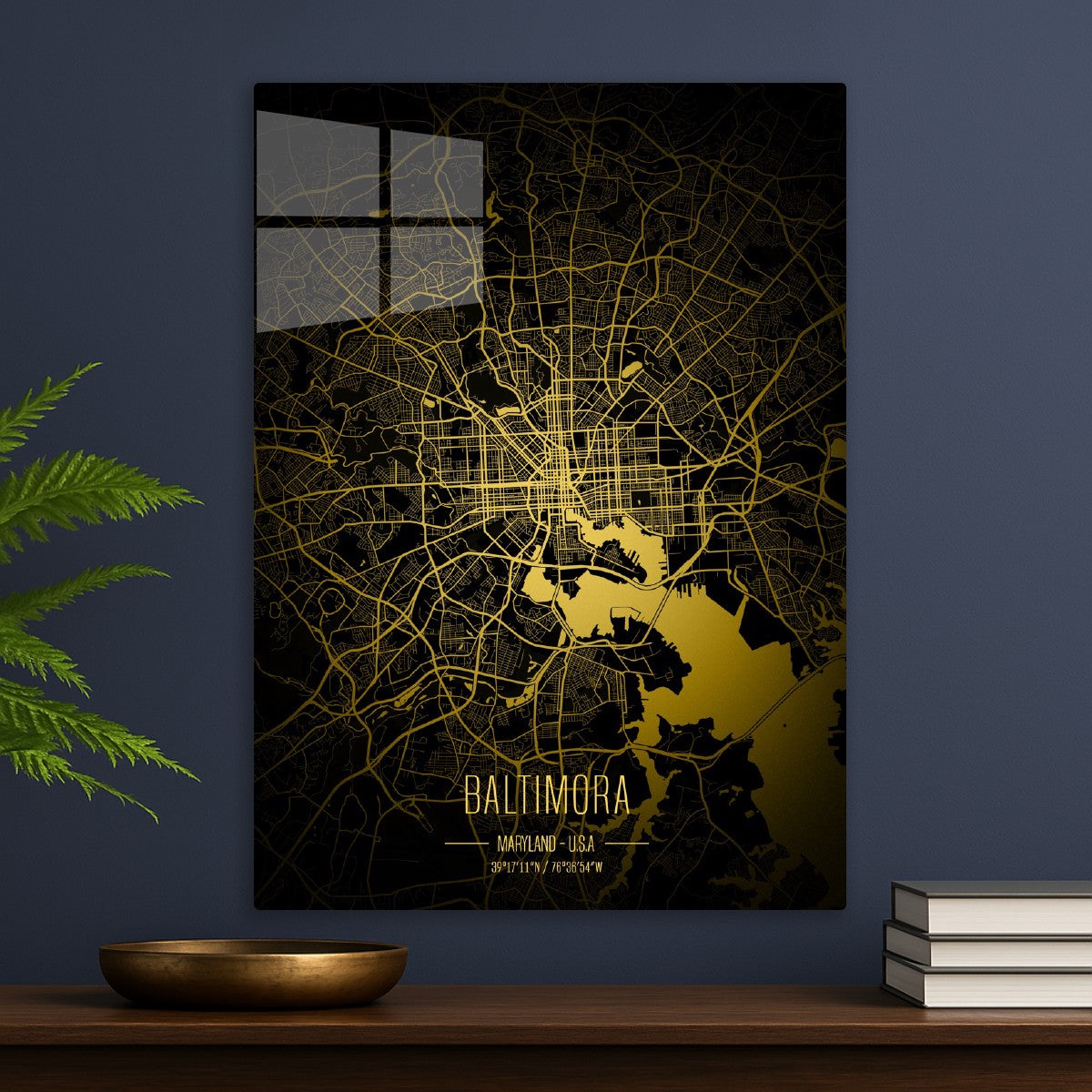 Baltimora Lights City Map