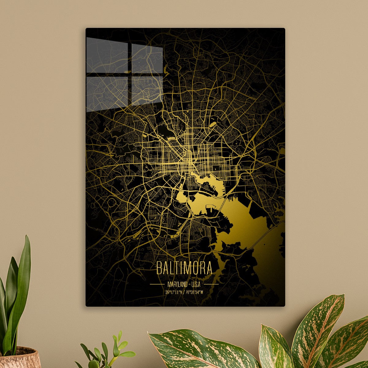 Baltimora Lights City Map