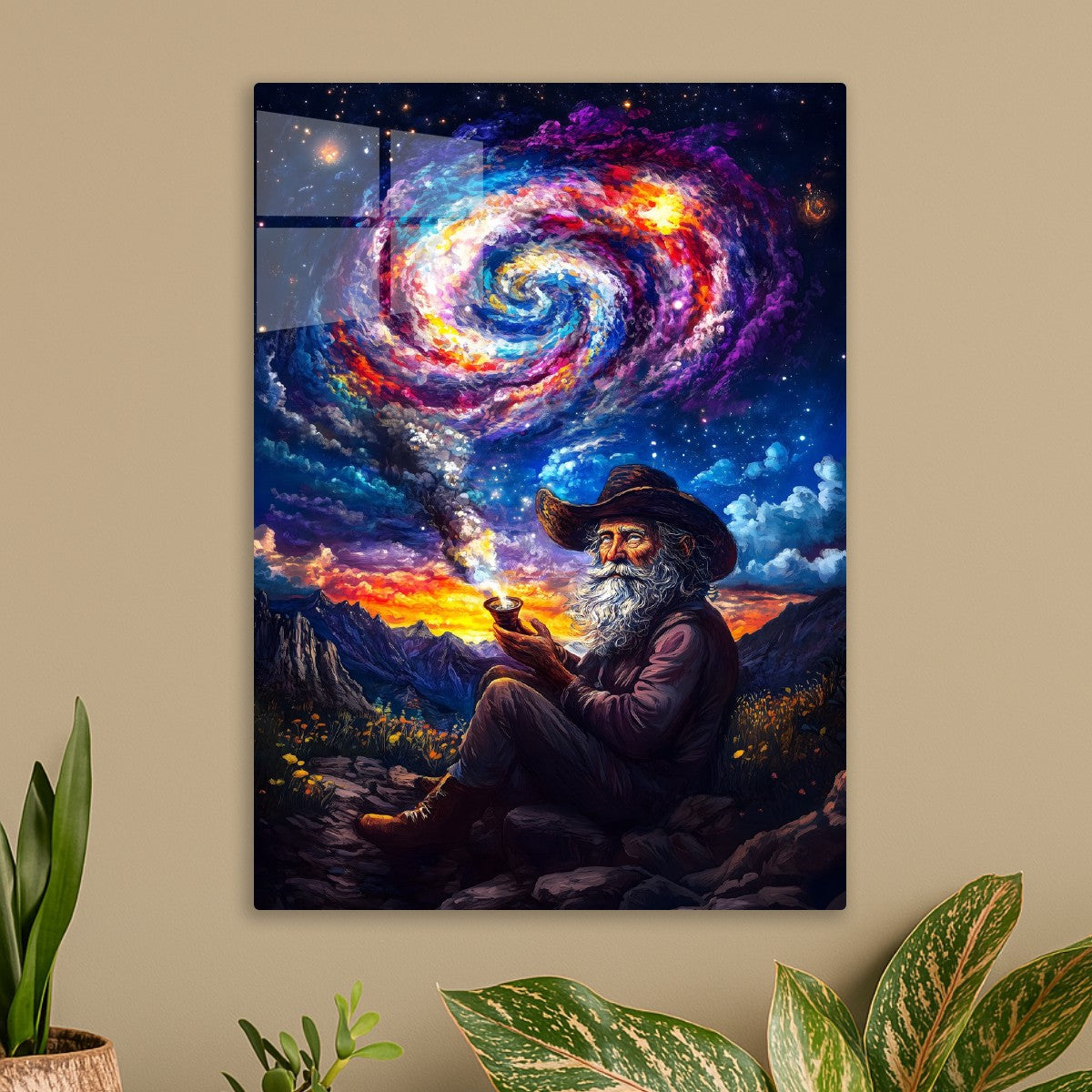 Cosmic Starry Night Contemplations