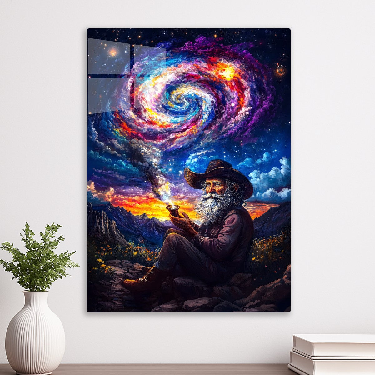 Cosmic Starry Night Contemplations
