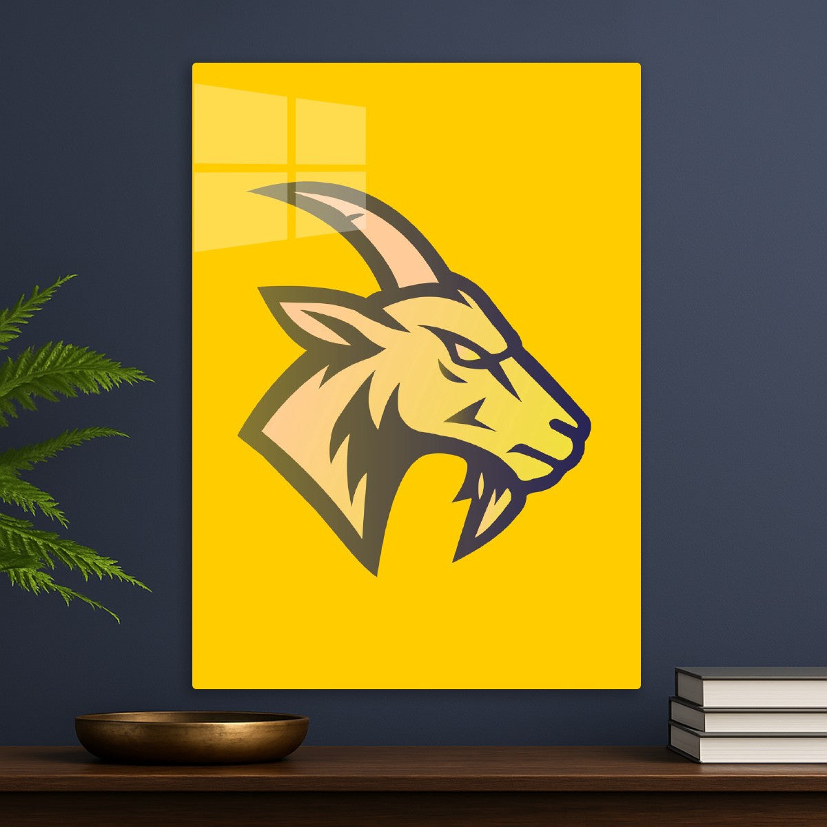 Fierce Goat Head Logo
