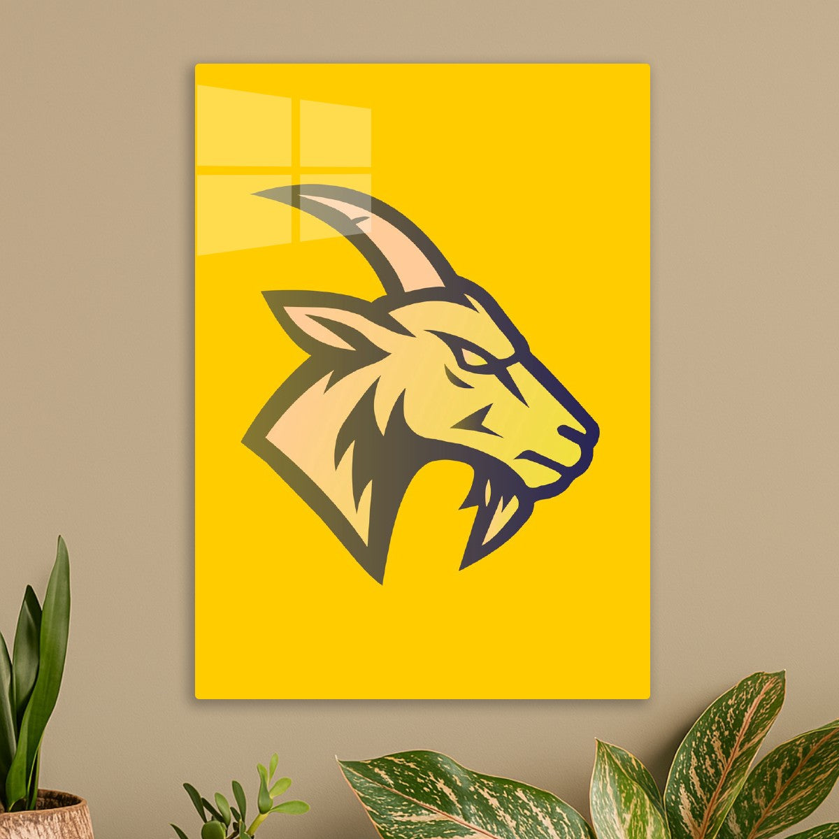 Fierce Goat Head Logo