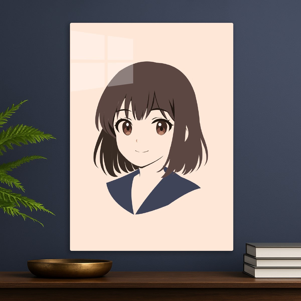 Cute Anime Schoolgirl