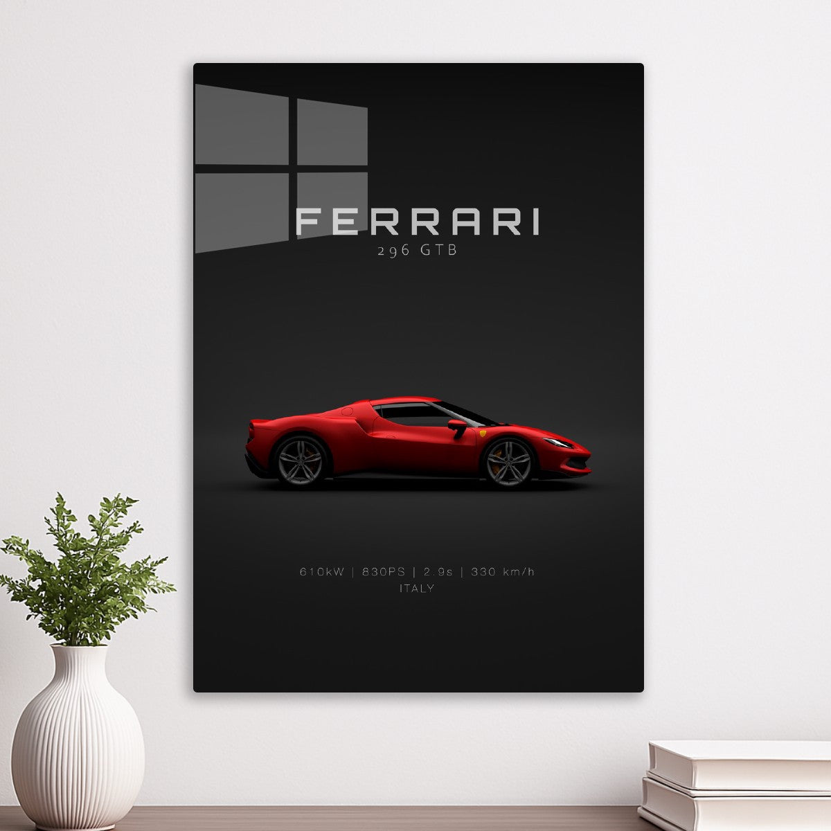 2021 Ferrari 296 GTB - Red