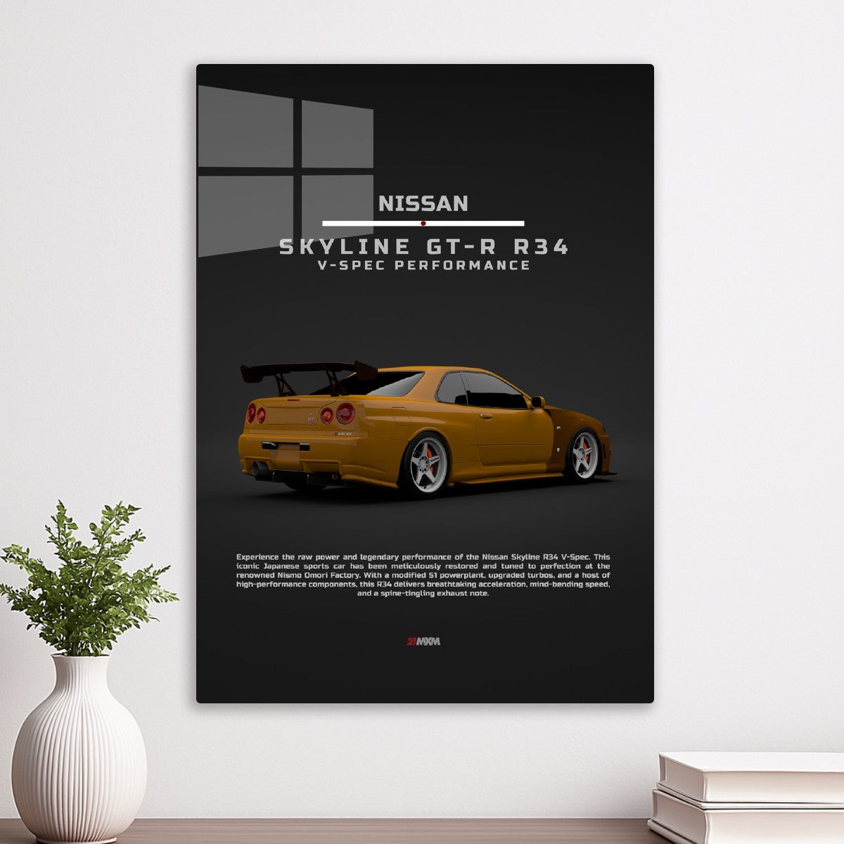 Nissan Skyline GT-R R34 Orange