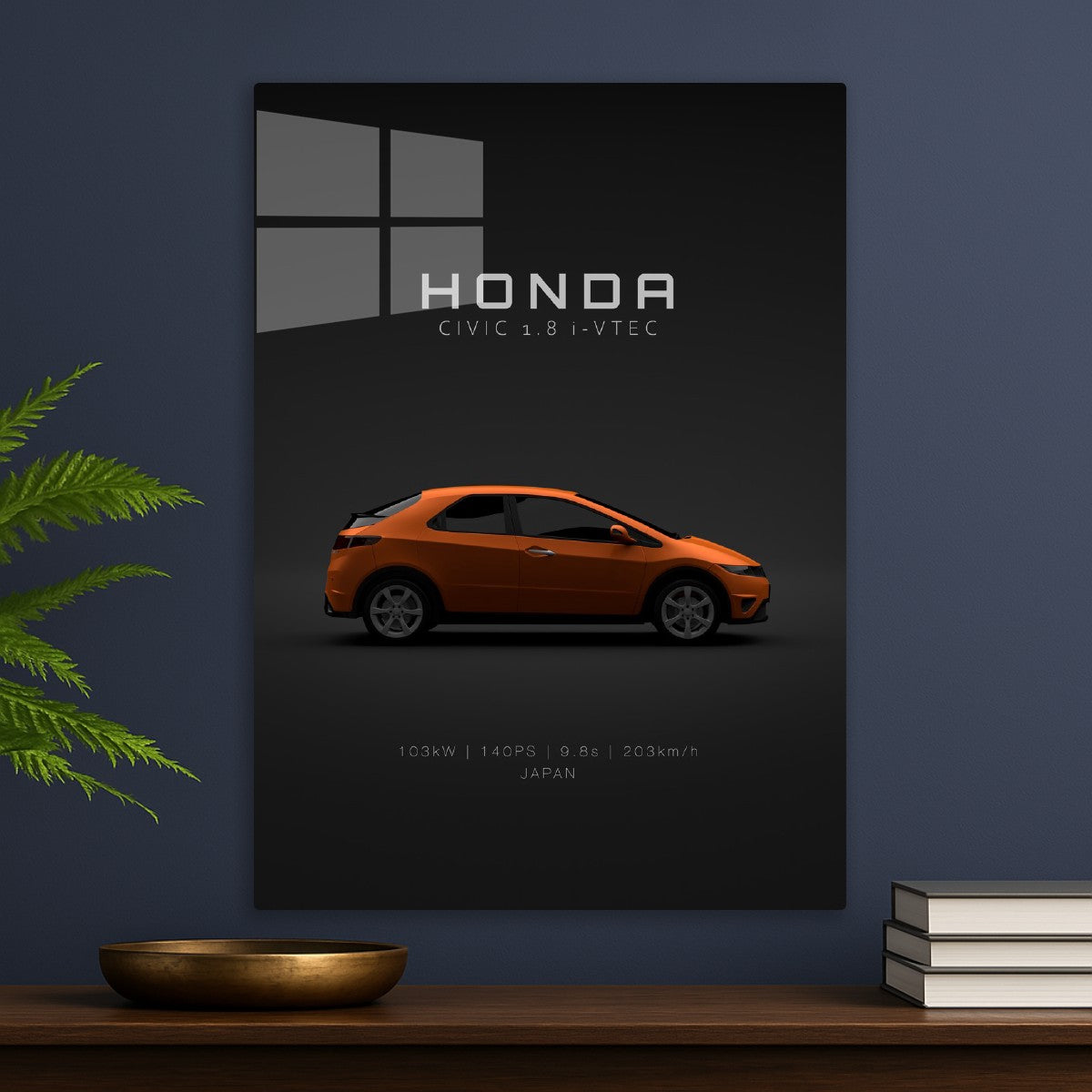 Honda Civic 2008 - Orange