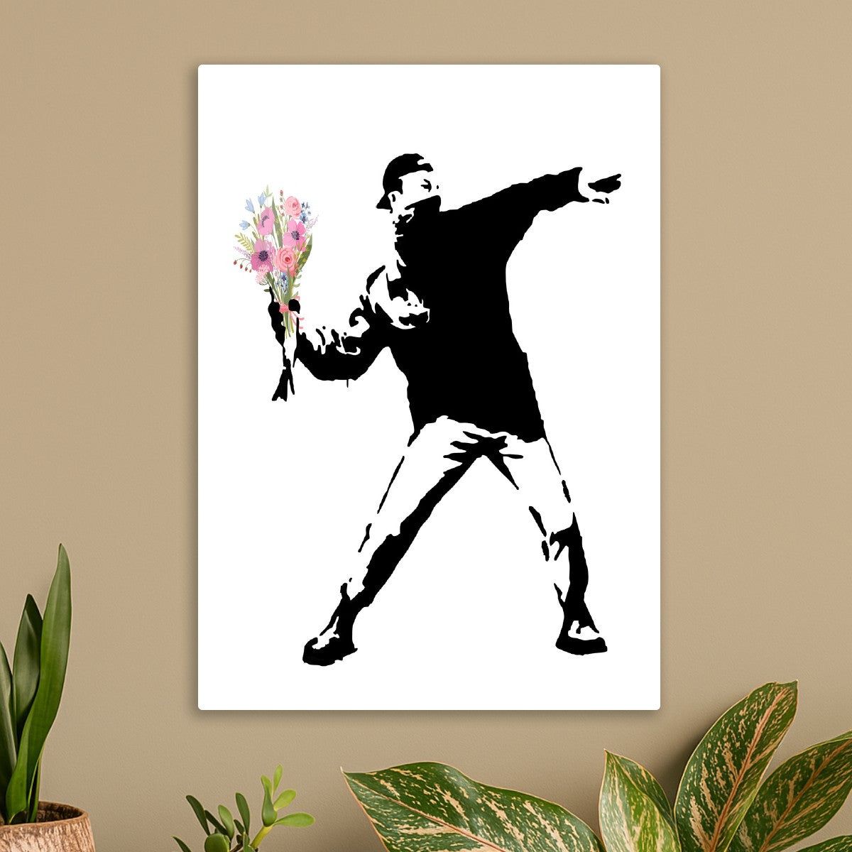Banksy's "Flower Thrower"