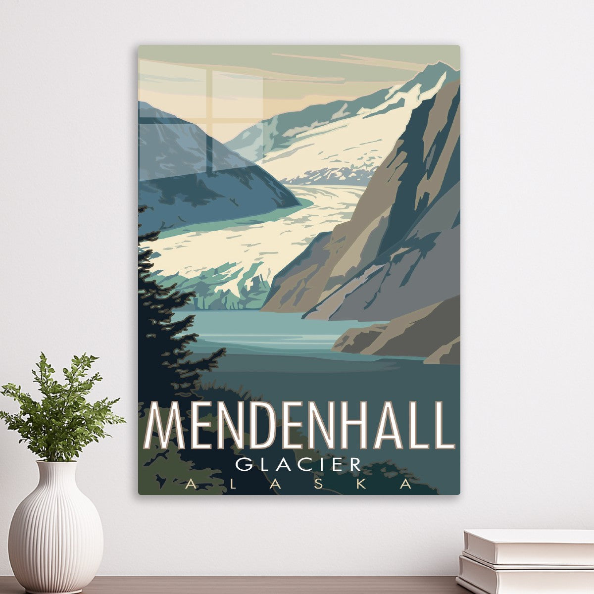 Mendenhall glacier Alaska 
