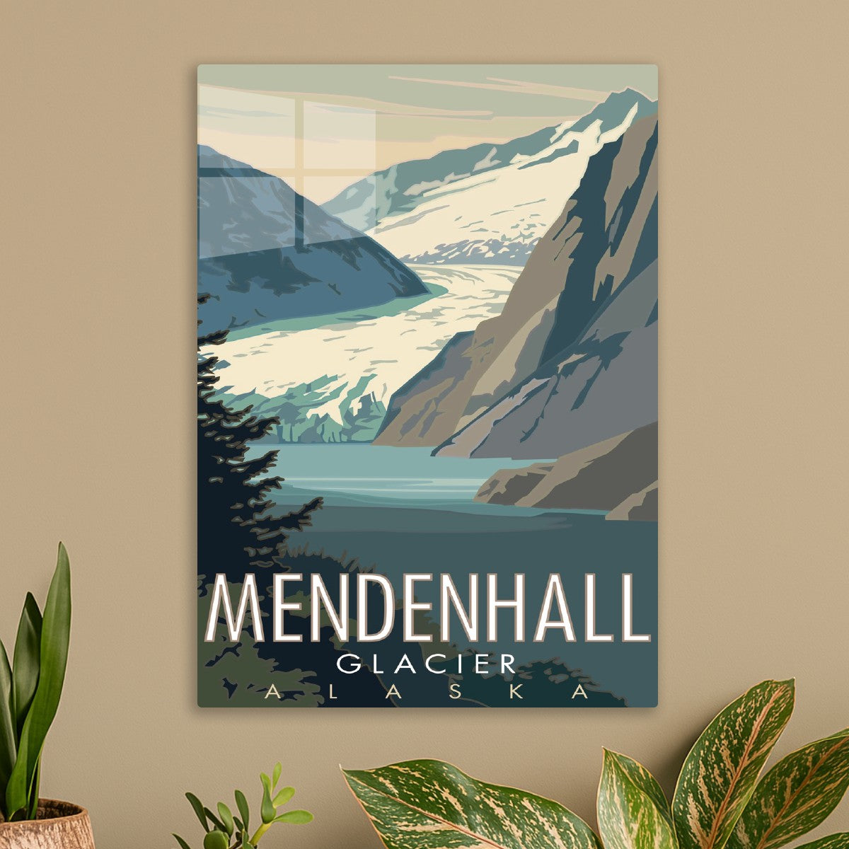 Mendenhall glacier Alaska 