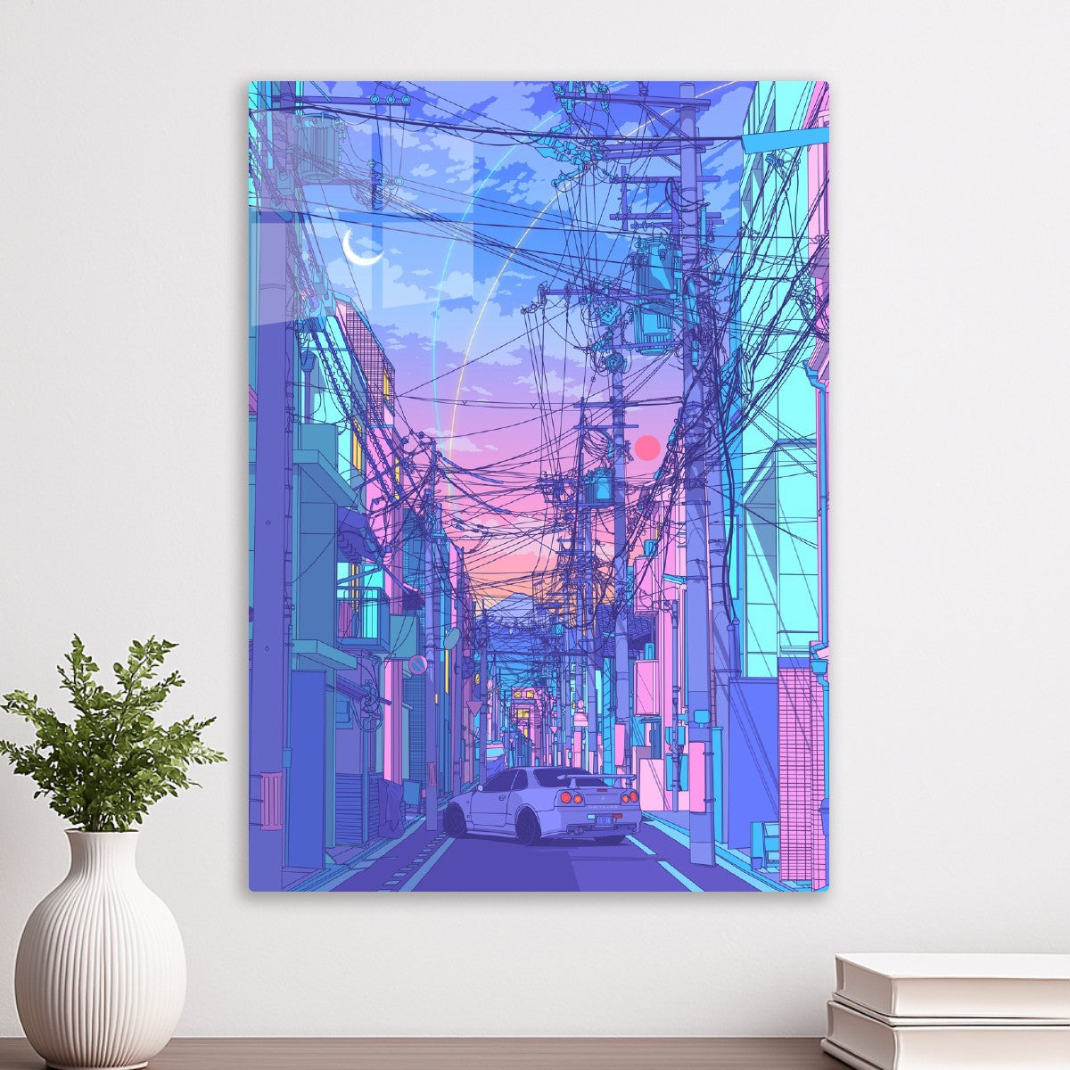 r34 skyline sunset 