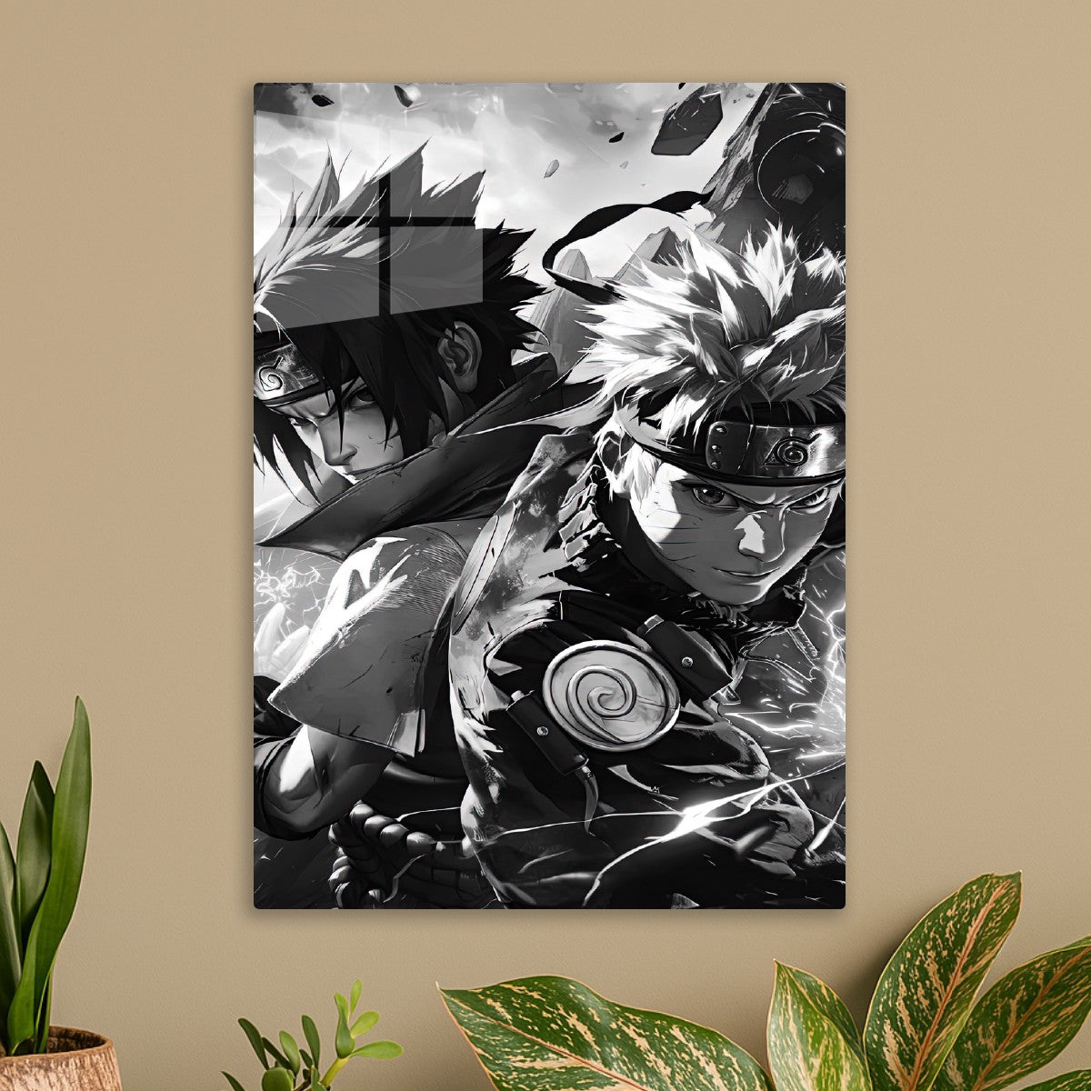 Sasuke Uchiha and Naruto Uzumaki