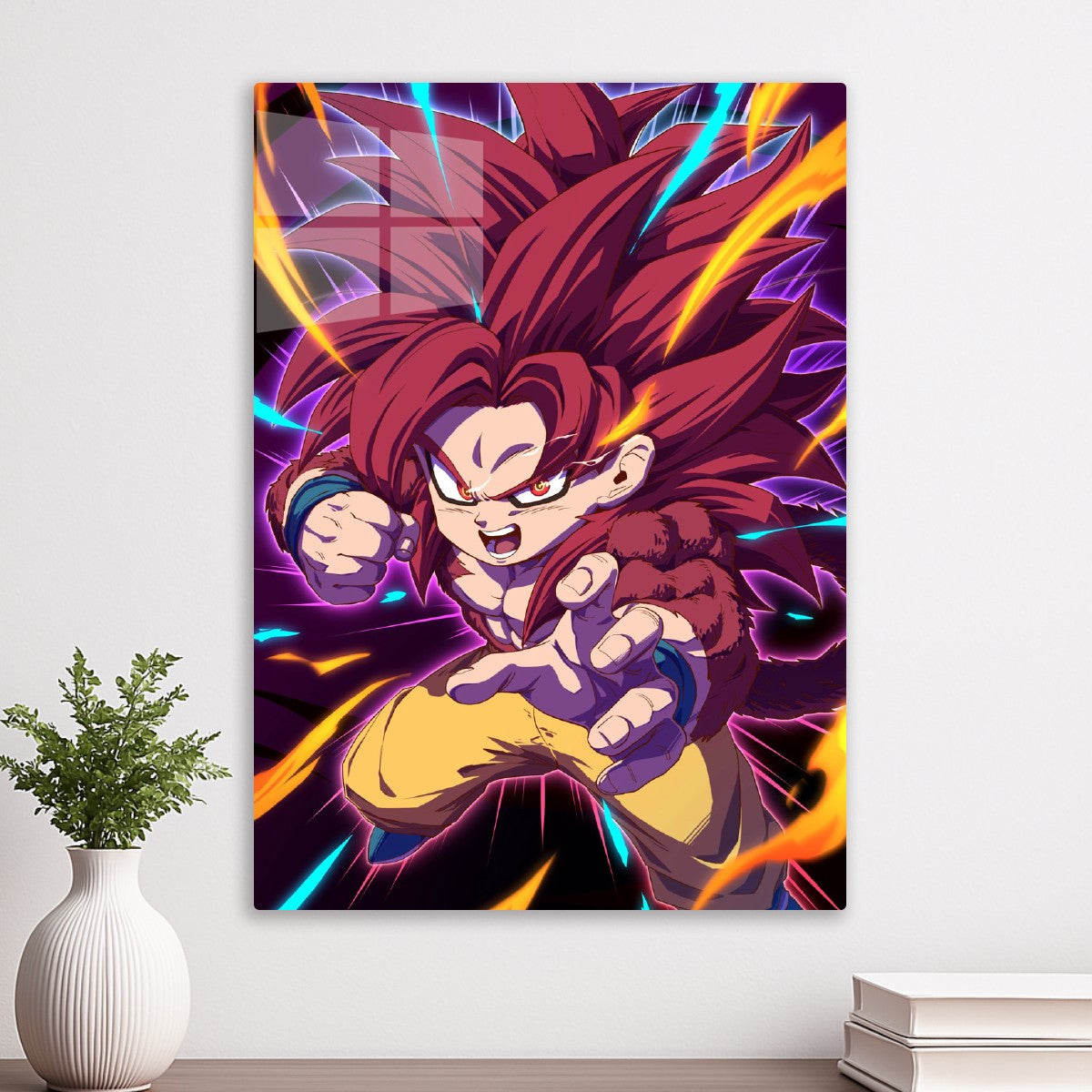 Chibi Goku Super Saiyan God 